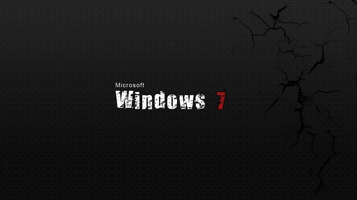 Microsoft Windows 7 Cracked Wallpaper