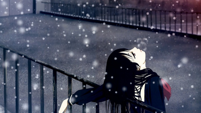 Enma Ai in the snow