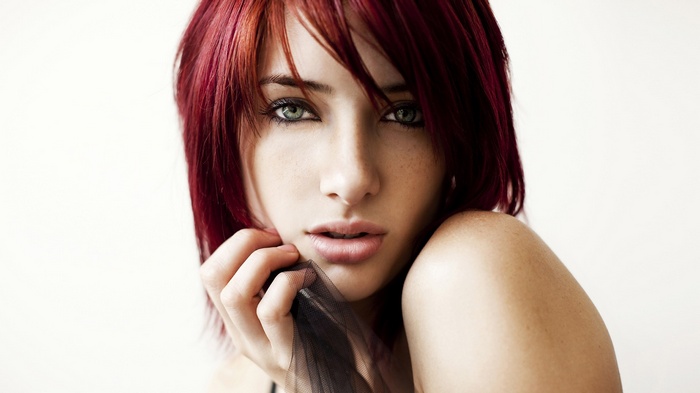 Susan Coffey with red hair