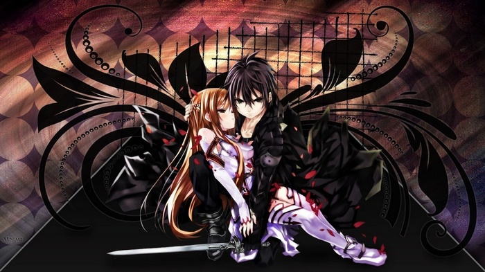 Sword Art Online sword anime girls anime boys anime