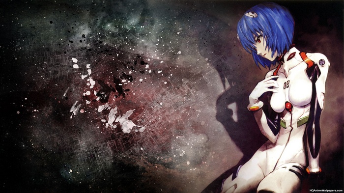 Rei Ayanami in Neon Genesis Evangelion Plugsuit