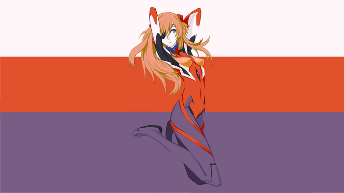 Asuka Langley Soryu in a plugsuit