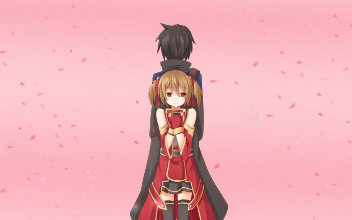 Kirito and Ayano Keiko from Sword Art Online
