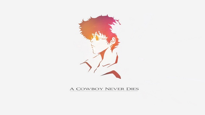 Spike Spiegel from Cowboy Bebop with quote