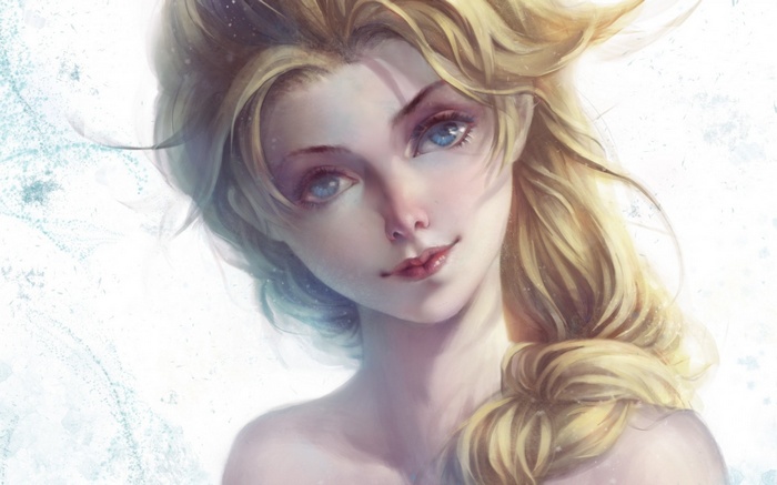 Artwork of Princess Elsa from Frozen