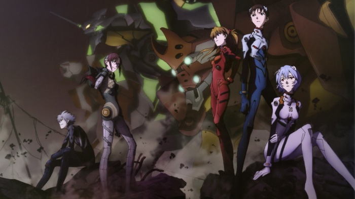 Neon Genesis Evangelion characters with EVA units