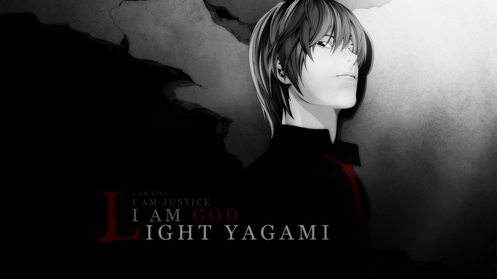 Light Yagami from Death Note declares 'I AM GOD'
