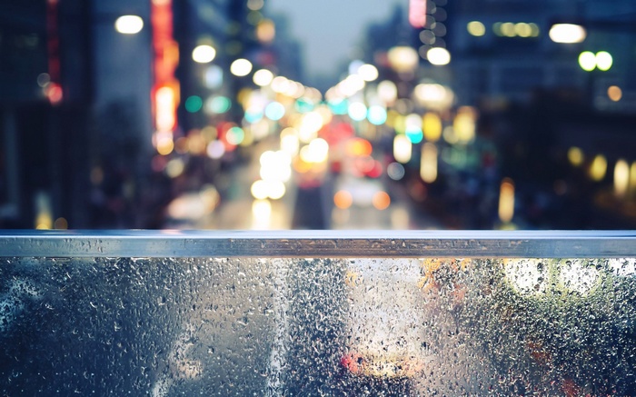 street raindrop blurred rain city bokeh water drops night glass macro water on glass