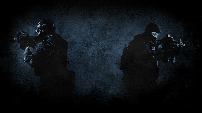 Counter-Strike: Global Offensive soldiers with rifles
