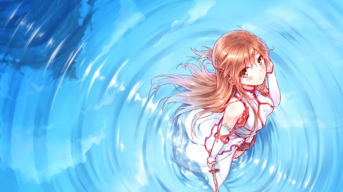 Yuuki Asuna in Sword Art Online artwork