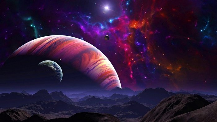 Space Art Artwork Concept Art Fantasy Art Galaxy Sky Planet Digital Art Space