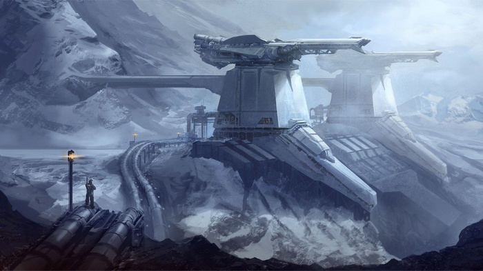 Fantasy Art Science Fiction Concept Art Futuristic Planet Artwork