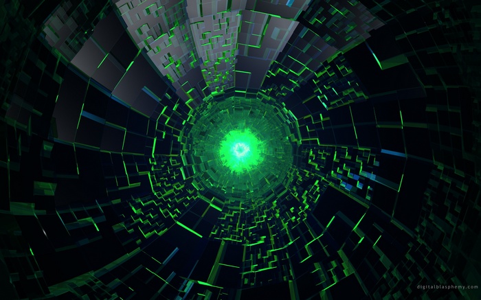 Digital Blasphemy abstract vortex render
