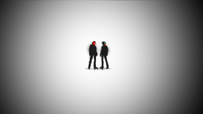Daft Punk minimalist digital art