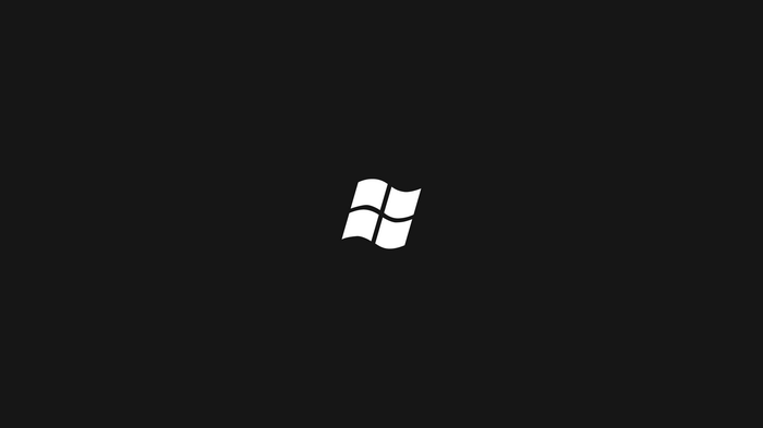 Microsoft Windows, black, simple, HD Wallpaper | Rare Gallery