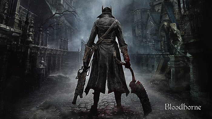 Bloodborne Hunter with Saw Cleaver and Blunderbuss