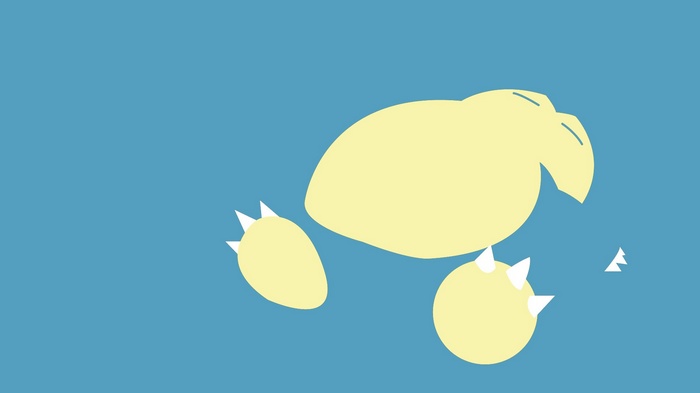 Minimalist Snorlax from Pokémon