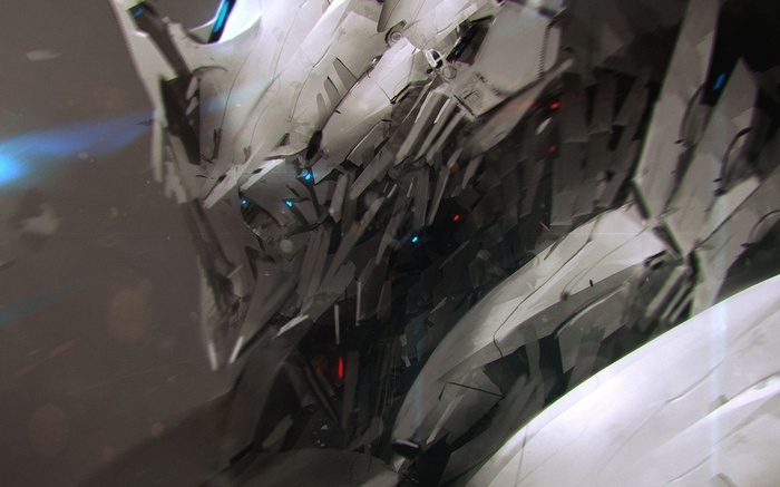 Sci-fi Mech Artwork by Anthony Jones