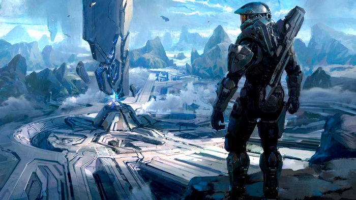 Master Chief on Halo Installation