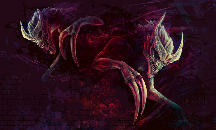Clive Barker's Undying creature artwork