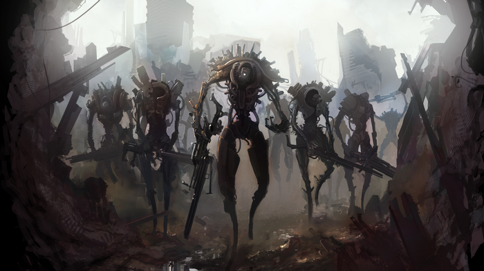 Endless Legend Robot War Fantasy Art