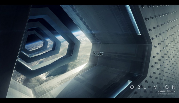space Oblivion movie movies Universal Pictures artwork fantasy art futuristic Andree Wallin science fiction digital art concept art
