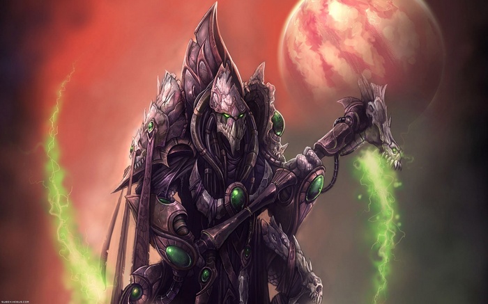 StarCraft Protoss Dark Templar with Green Energy