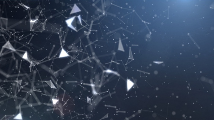 Abstract Plexus Network with Triangles and Particles