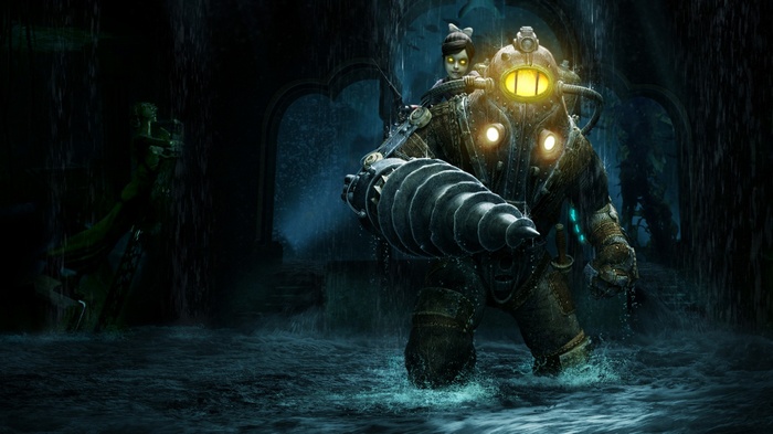 Big Daddy and Little Sister in BioShock 2