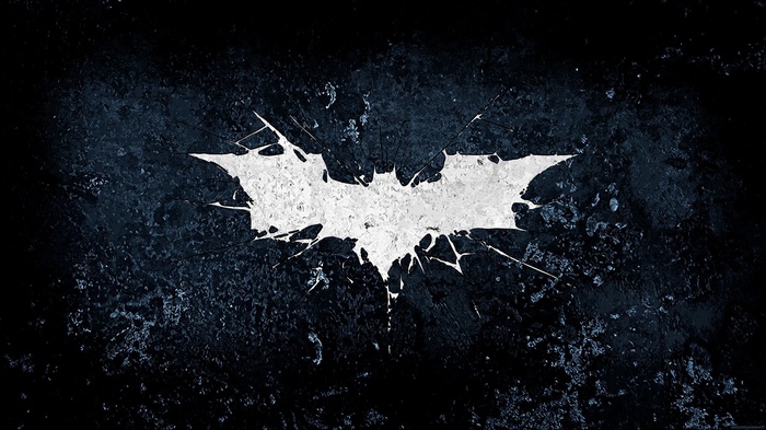 The Dark Knight Rises Batman Logo Grunge Artwork