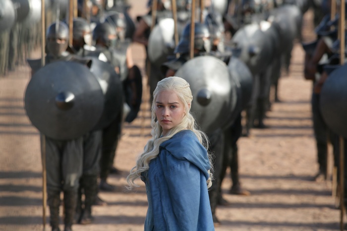 Daenerys Targaryen with Unsullied army