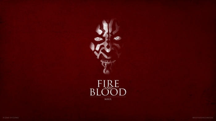 Darth Maul Fire and Blood A Game of Clones