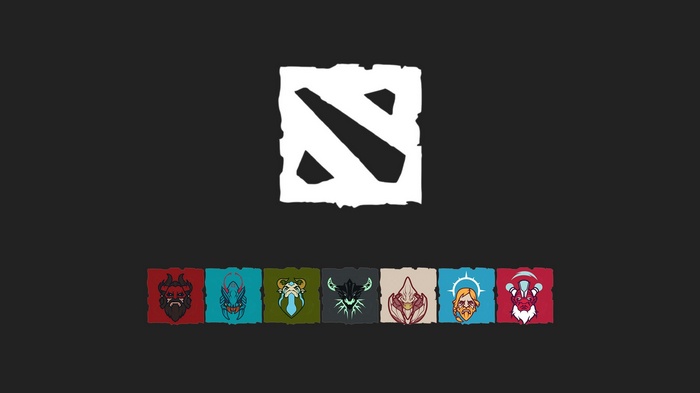 Dota 2 Heroes Icons and Logo