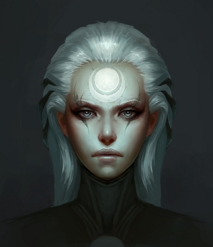 Diana from League of Legends fan art