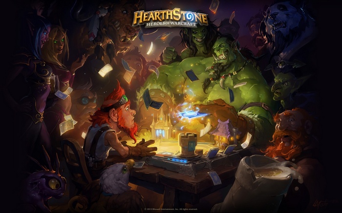 Hearthstone Heroes of Warcraft card game artwork