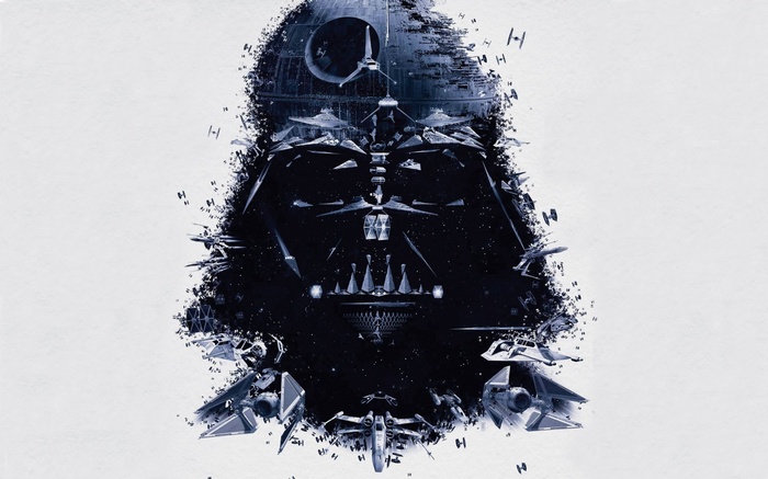 Death Star Jedi Anakin Skywalker Sith Darth Vader Star Wars digital art Y-Wing Star Destroyer X-wing A-Wing