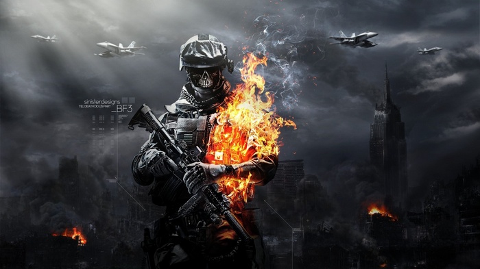 Battlefield Video Games Battlefield 3 Skull