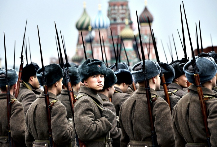 Soldier Moscow Russia Weapon Military