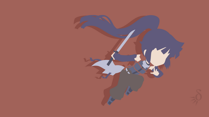 Akatsuki from Log Horizon with sword
