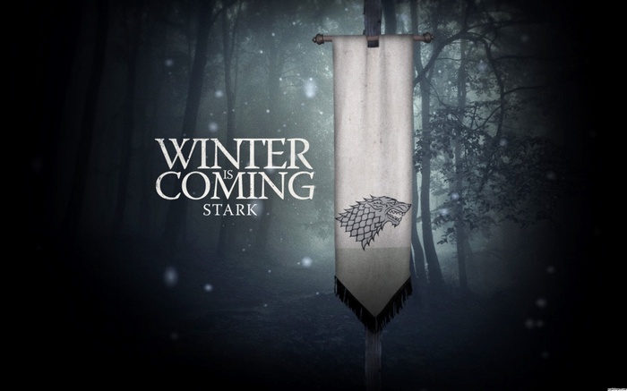 Game of Thrones House Stark Banner Winter Is Coming