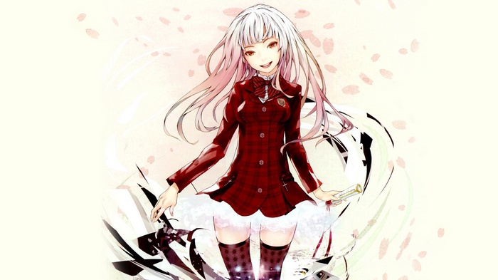 Yuzuriha Inori from Guilty Crown smiling