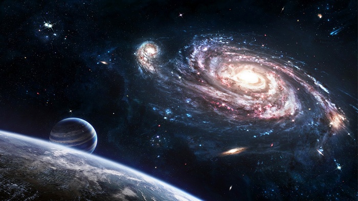 Space Art Planet Digital Art Space