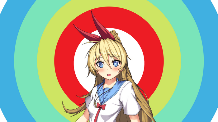Kirisaki Chitoge from Nisekoi with Red Hair Ornaments
