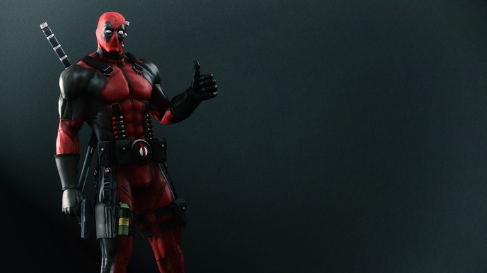 Deadpool giving a thumbs up