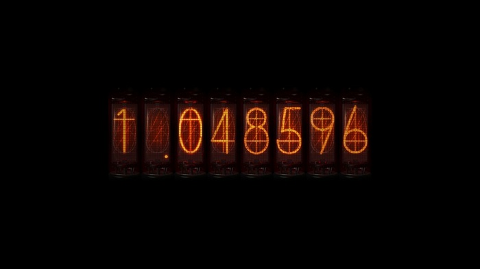 Steins;Gate Divergence Meter Nixie Tubes