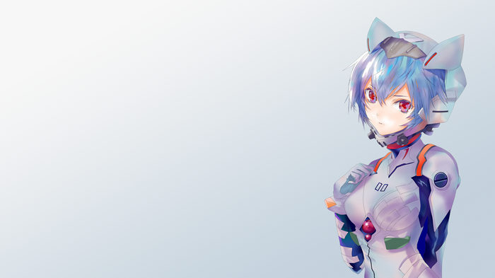 Rei Ayanami in Evangelion Unit
