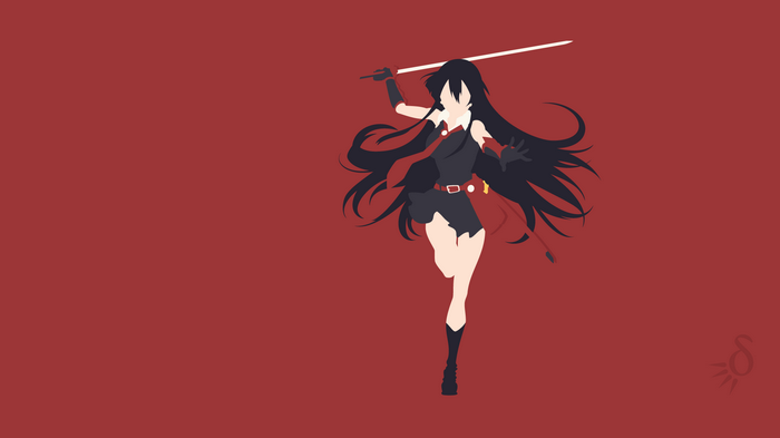 Akame from Akame ga Kill! with sword