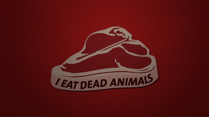 I Eat Dead Animals meat graphic