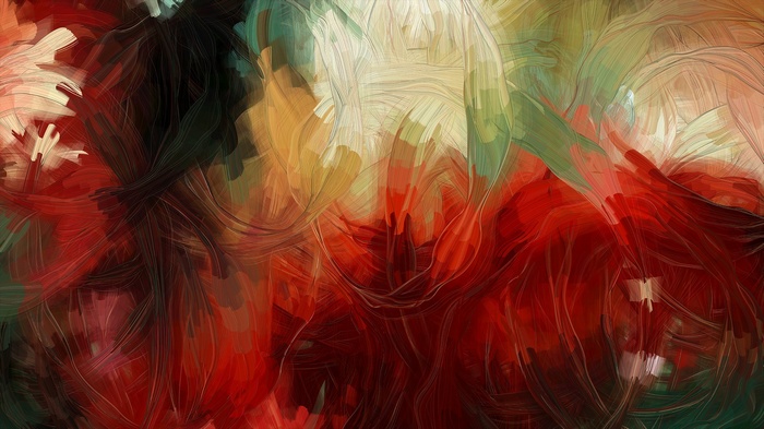 Abstract Brush Strokes Painting Artwork