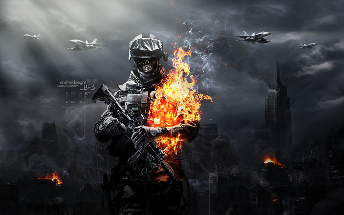 Battlefield 3 Jet Fighter Aircraft Military War Destruction